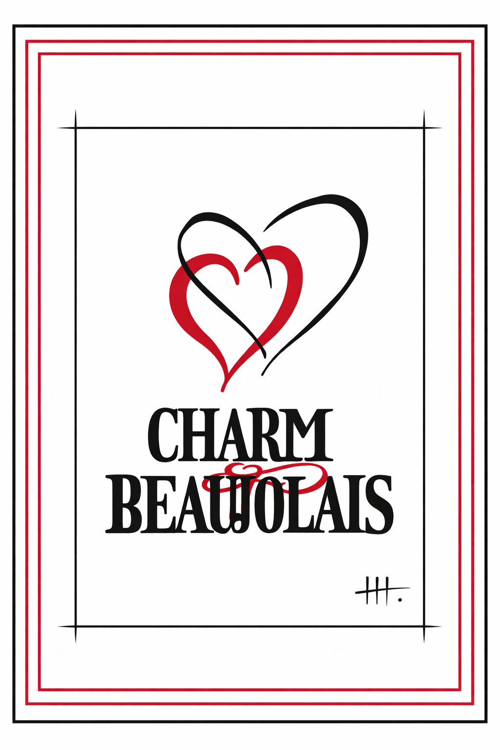 Beaujolais — étiquette vin