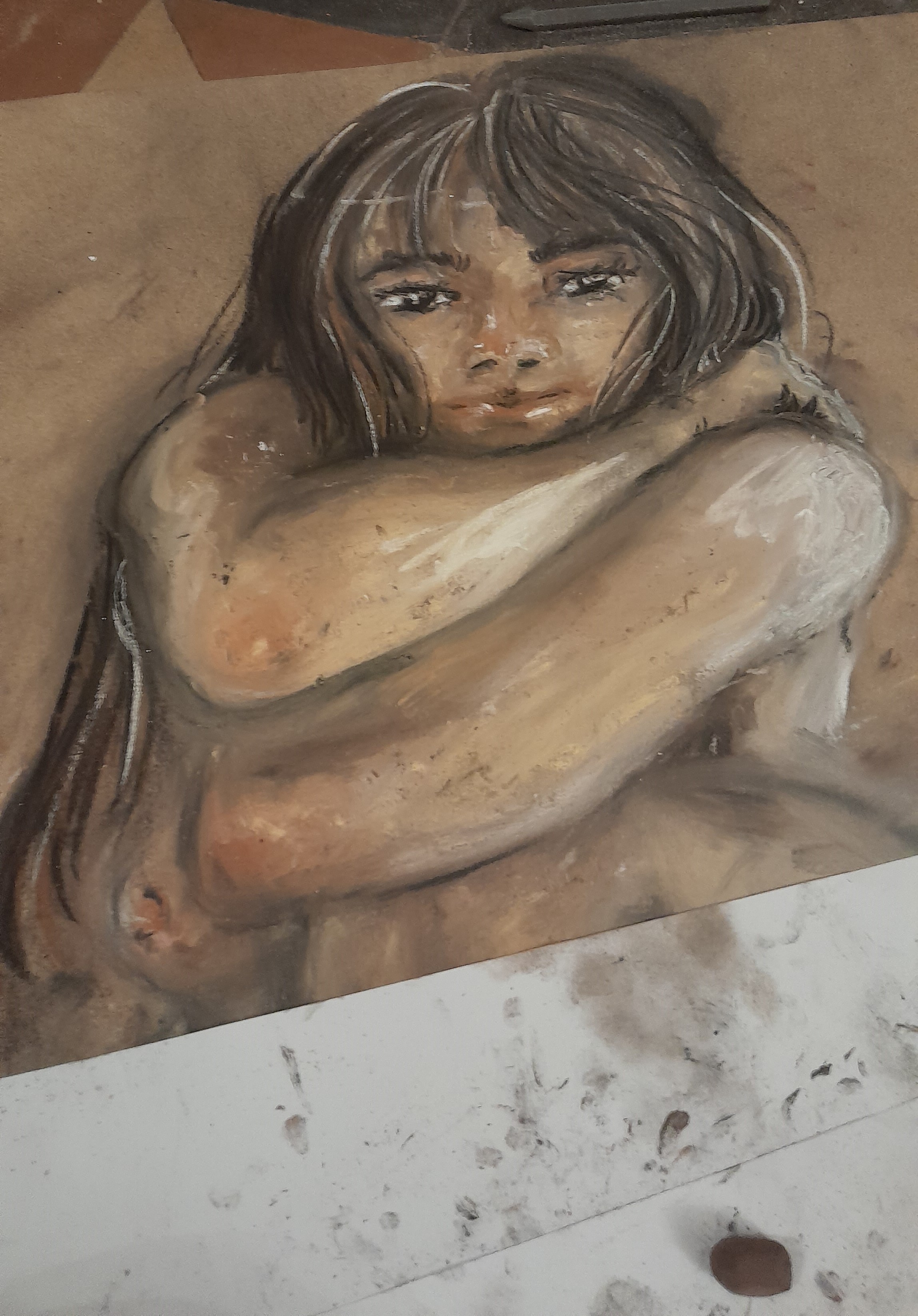 Portrait au pastel I